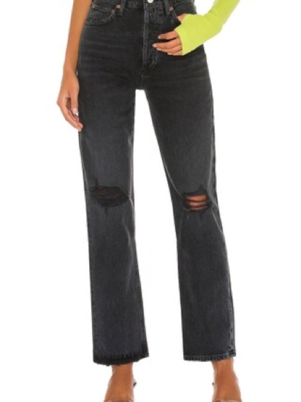 Agolde 90s pinch waist jeans black